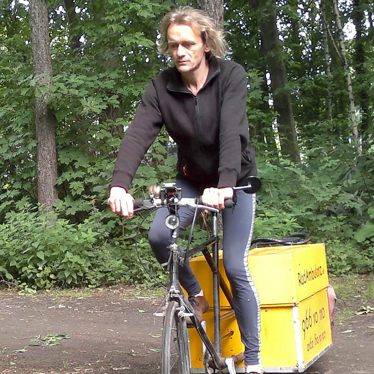 Me on my cargo bike